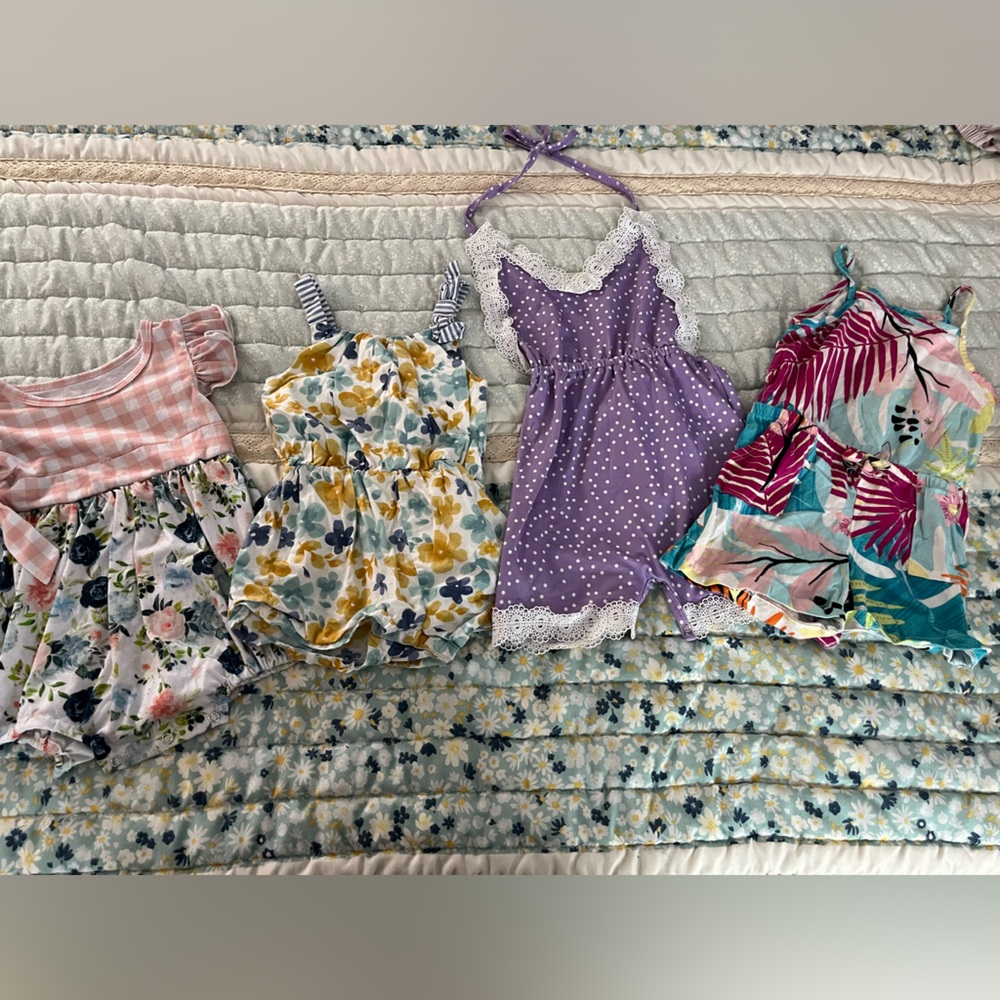 3T 4pc Romper Bundle